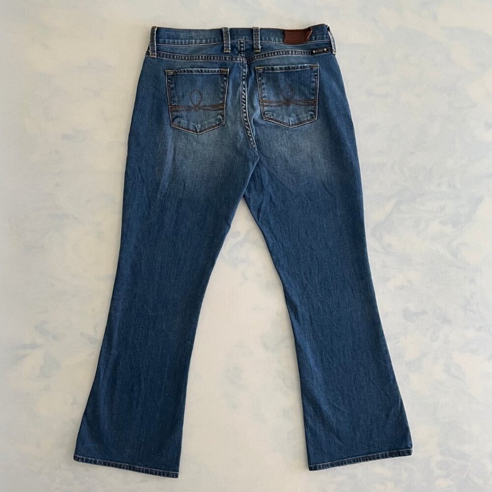 Lucky Sofia Boot Cut Dark Wash Denim Jeans - Picture 2 of 8